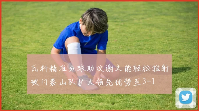 瓦科精准分球助攻谢文能轻松推射破门泰山队扩大领先优势至3-1